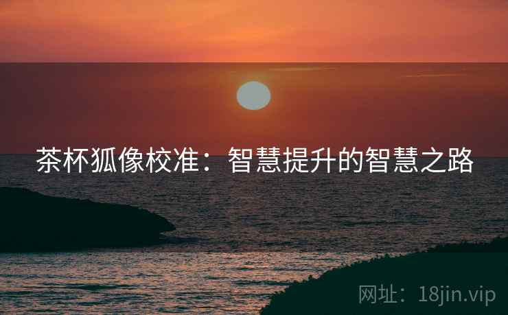 茶杯狐像校准：智慧提升的智慧之路